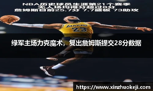 绿军主场力克魔术，复出詹姆斯提交28分数据